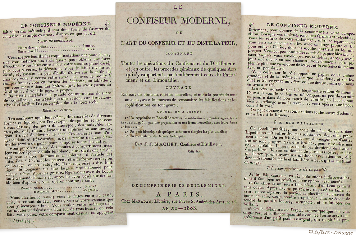Le confiseur moderne